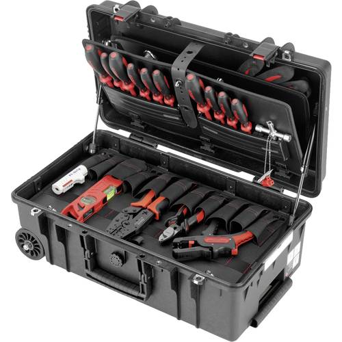 Cimco GIGANT 176845 Elektriker Trolley-Koffer bestückt 22teilig