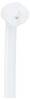 TRU COMPONENTS TC-12814144 Kabelbinder 100 mm 3 mm Natur mit Metallzunge, chemische Beständigkeit 100 St.