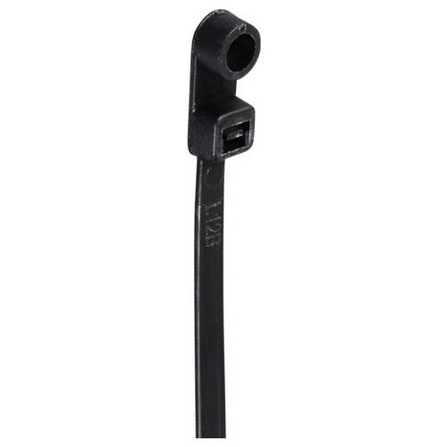 Thumbnail - TRU COMPONENTS TC-12814172 Kabelbinder 370 mm 4.8 mm Schwarz mit Schraubsockel, UV-Witterungsstabil 100 St.