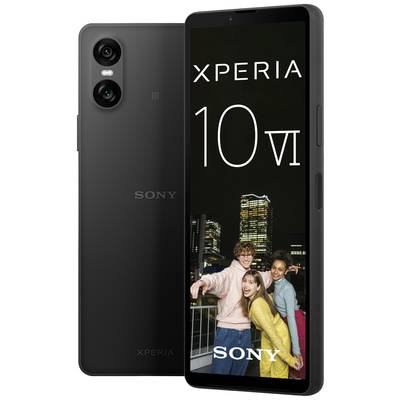 Sony Xperia 10 VI Smartphone 128 GB 15.5 cm (6.1 Zoll) Schwarz Android™ 14 Dual-SIM