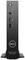 Ein Dell OptiPlex 3000 Thin Client in schwarzem Gehäuse mit Anschlüssen an der Vorderseite, einschließlich USB-Ports und Audioanschluss.