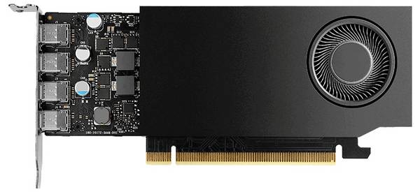 PNY Grafikkarte Nvidia RTX™ A1000 Low Profile 8 GB GDDR6-RAM PCIe x8 Mini DisplayPort Low Profile