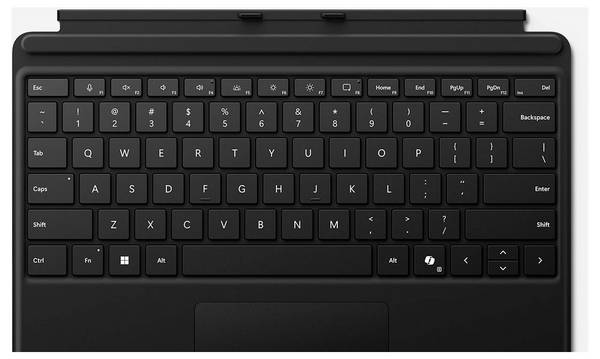 Microsoft Surface Pro Keyboard - no pen storage Tablet-Tastatur Passend für Marke (Tablet): Microsoft Surface Pro 8, Surface Pro 9, Surface Pro X