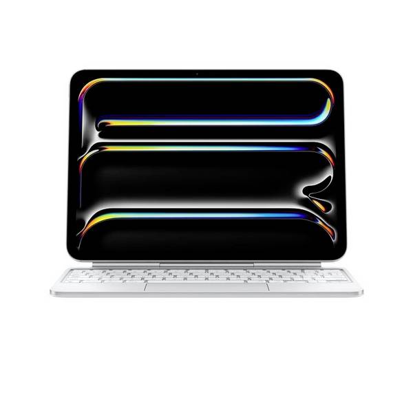Apple Magic Keyboard for iPad Pro 11-inch (M4) Swiss - White Tablet-Tastatur Passend für Marke (Tablet): Apple iPad Pro 11 Apple iOS®