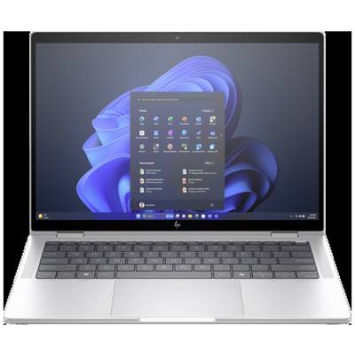 Ein Laptop mit geöffnetem Windows 11-Startmenü auf dem Bildschirm, zeigt Apps und eine Suchleiste in einer modernen Benutzeroberfläche.