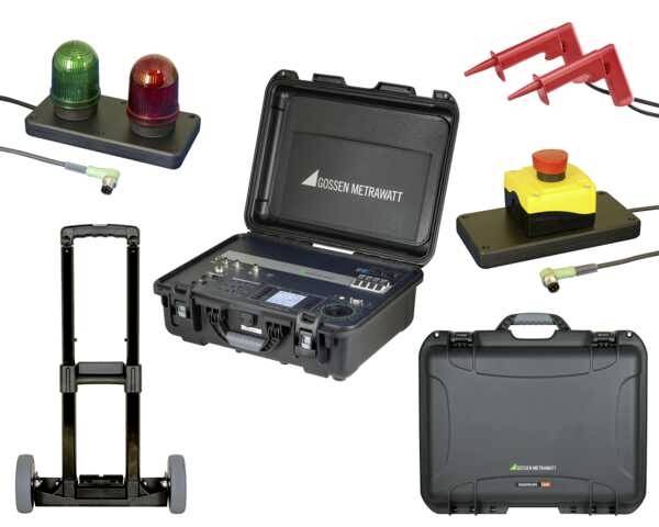 Gossen Metrawatt Profipaket PRIME AC VDE-Prüfgerät, Installationstester kalibriert (DAkkS-akkreditiertes Labor) VDE-Norm 0100, 0100-600, 0105, 0105-100, 0113, 0122, 0126, 0413, 0660