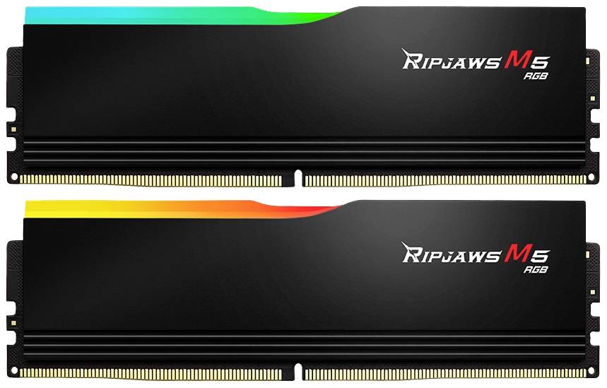 G.Skill Ripjaws M5 RGB PC-Arbeitsspeicher Kit Retail DDR5 64 GB 2 x 32 GB Non-ECC 5200 MHz 288pin DIMM CL40 F5-5200J4040