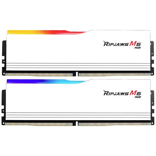 G.Skill Ripjaws M5 RGB PC-Arbeitsspeicher Kit Retail DDR5 32 GB 2 x 16 GB Non-ECC 6400 MHz 288pin DIMM CL32 F5-6400J3239...