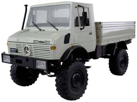 Amewi 22631 Unimog Basic, hellgrau 1:12 Elektro RC Modell-LKW RtR