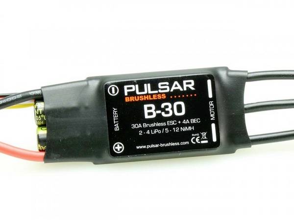Pichler Modellbau PULSAR B-30 Flugmodell Brushless Flugregler Belastbarkeit (max. A): 40 A