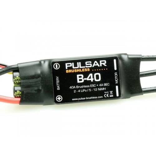Pichler Modellbau PULSAR B-40 Automodell Brushless Fahrtregler Belastbarkeit (max. A): 50 A