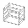 nVent SCHROFF 10170016 19 Zoll Rack-Gehäuse 9 HE Mehrfarbig