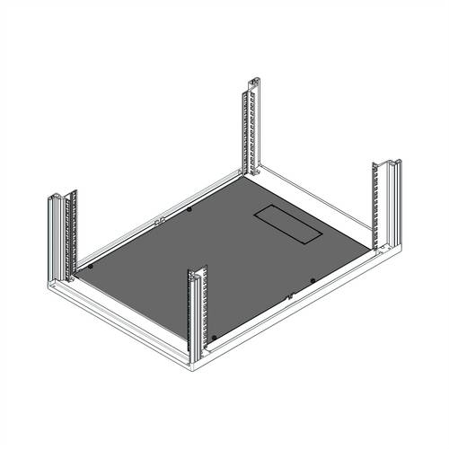 Thumbnail - nVent SCHROFF 25230150 19 Zoll Netzwerkschrank-Bodenblech Schwarz/Grau