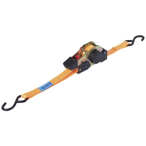 TOOLCRAFT TO-9614760 Zweiteiliger Spanngurt Zugkraft LC Niederzurren (einzeln/direkt)=320 daN (L x B) 3 m x 25 mm Ratsch...