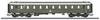 Märklin 42521 H0 Schnellzugwagen B4üwe, 2. Klasse der DB 2. Klasse