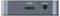 Metallisches Gerät mit USB-C-Eingang und Netzanschluss, beschriftet mit 'input', zeigt Vorderansicht wichtiger Anschlüsse.