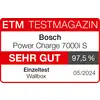 'ETM TESTMAGAZIN' Bewertungssiegel für Bosch Power Charge 7000i S, prädikatisiert mit 'SEHR GUT', Einzeltest Wallbox, 97,5%, 05/2024.