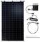 Solarmodul-Set mit Solarpanel, Mikrowechselrichter und Anschlusskabeln, geeignet für die Solarstromerzeugung.