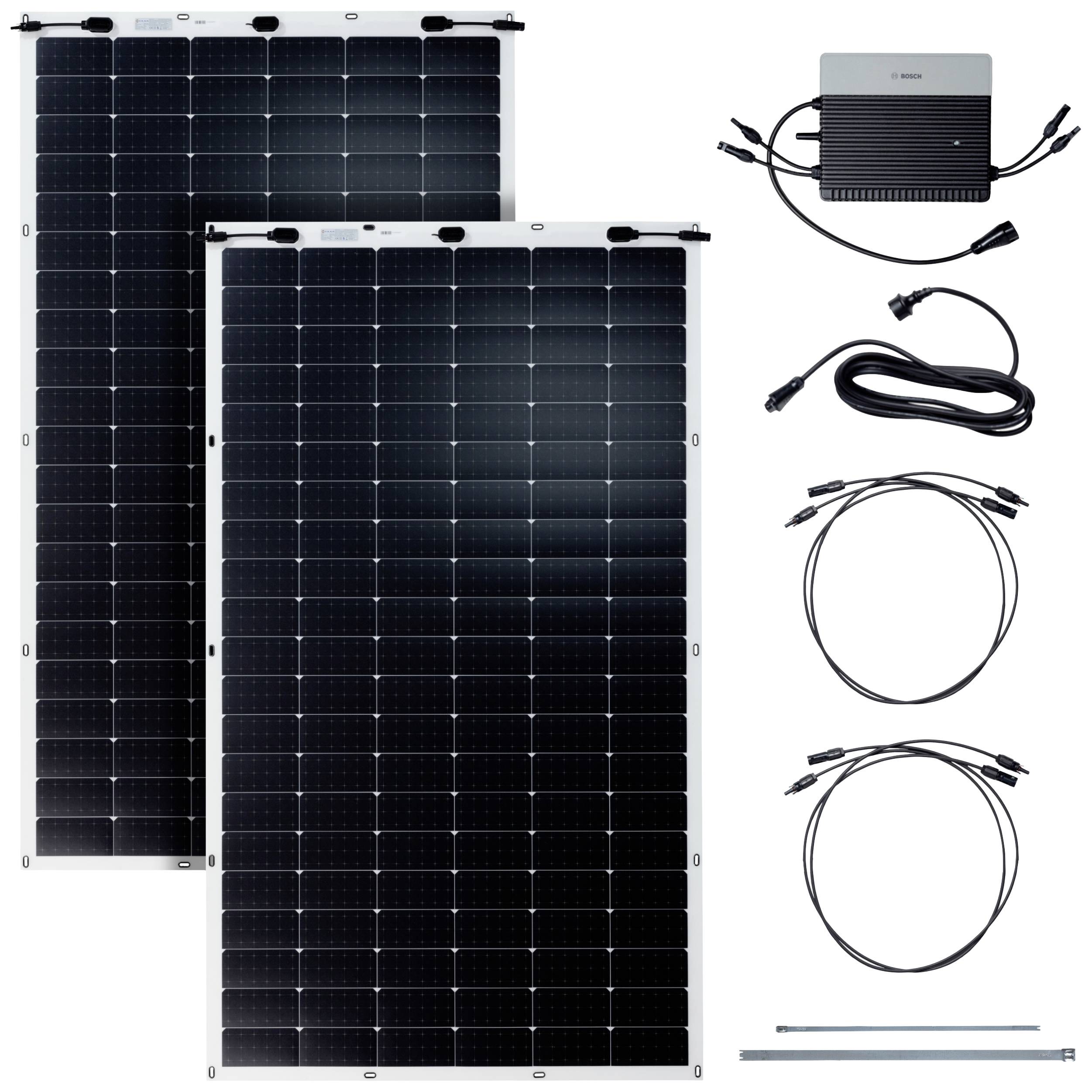 Bosch Home Comfort Solar 4000 P 7733703075 Solar-Set 600 Wp inkl. Anschlusskabel, inkl. Wechselrichter-0