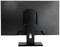 Ein schwarzer Computermonitor von hinten, mit dem Markennamen oben sichtbar. Der Monitor steht auf einem rechteckigen Sockel.