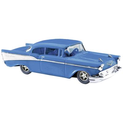 Busch 45025 H0 PKW Modell Chevrolet Bel Air '57, Blau