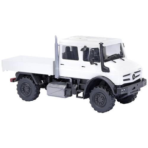 Busch 51081 H0 LKW Modell Mercedes Benz Unimog U 5023, weiß