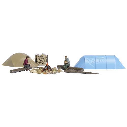 Busch H0 Action-Set Wildcamping Bausatz