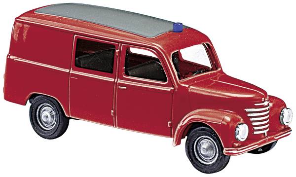 Busch 8667 TT Einsatzfahrzeug Modell Framo Halbbus Feuerwehr