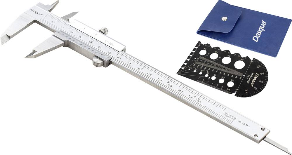 Dasqua 1120-3115 + 8511-0060 Universalmessschieber 150 mm