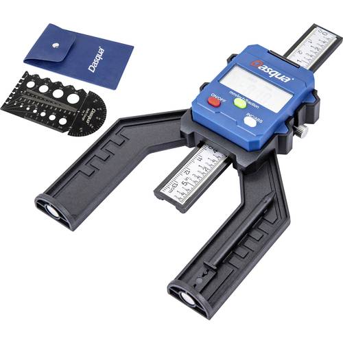 Dasqua 2605-0015 + 8511-0060 Messuhr (L x B x H) 155 x 115 x 35 mm mit digitaler Anzeige 80 mm Ablesung: 0.05 mm