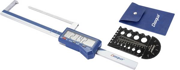 Dasqua  1804-1030 + 8511-0060 Digitaler Messschieber  80 mm