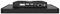 Schwarzer Monitor-Rückseite mit verschiedenen Anschlüssen: Audio, VGA, DisplayPort, HDMI, USB, COM, DC-IN. Ideal für vielseitige Verbindungen.