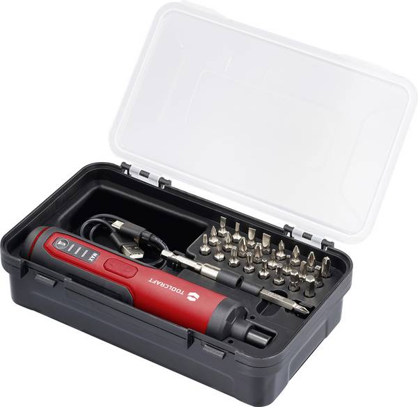 TOOLCRAFT TO-9616470 Akku-Stabschrauber 3.6 V 1500 mAh Li-Ion inkl. Koffer
