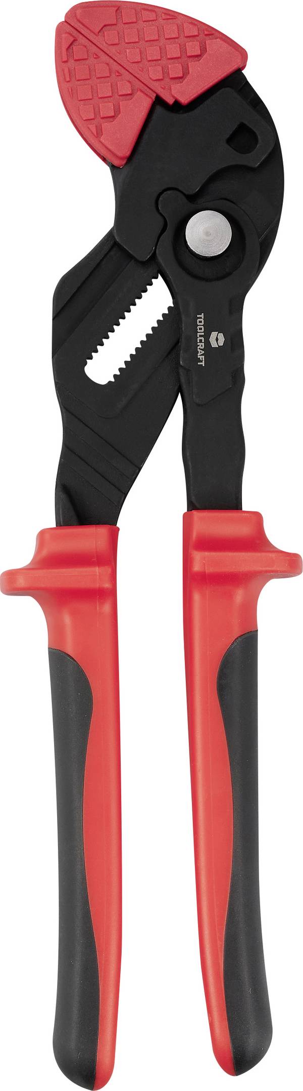 TOOLCRAFT  TO-9616521 Greifzange mit glatten Greifbacken Schlüsselweite (metrisch) 44.6 mm 250 mm
