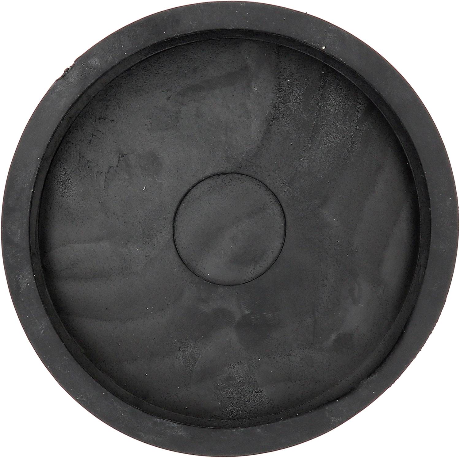 Schwarzer Hockey-Puck, rund, verwendet im Eishockey für Spielzwecke auf Eisflächen.