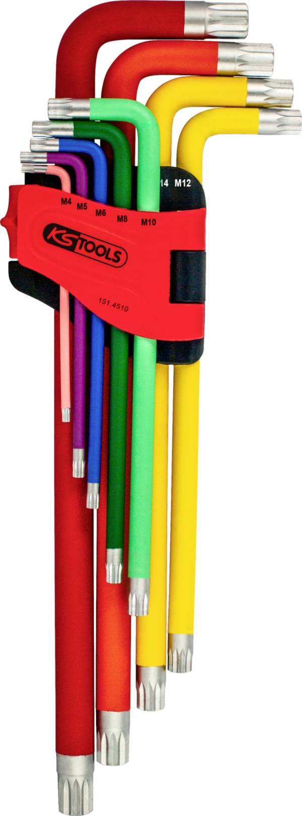 KS Tools 1514510 XZN Winkelschraubendreher-Set 4 mm, 5 mm, 6 mm, 8 mm, 10 mm, 12 mm, 14 mm, 16 mm, 18 mm  5 mm, 18 mm, 14 mm, 12 mm, XZN, 4 mm, 6 mm, 8 mm, 10 mm, 16 mm 9teilig