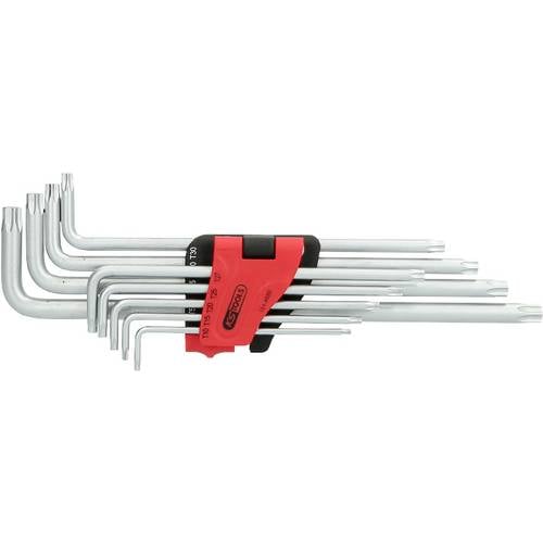 KS Tools 151.4550 TX Winkelschraubendreher-Set T 10, T 15, T 20, T 25, T 27, T 30, T 40, T 45, T 50 9teilig