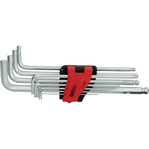 KS Tools 151.4940 Innen-Sechskant Winkelschraubendreher-Set 1.5 mm, 2 mm, 2.5 mm, 3 mm, 4 mm, 5 mm, 6 mm, 7 mm, 8 mm, 10...