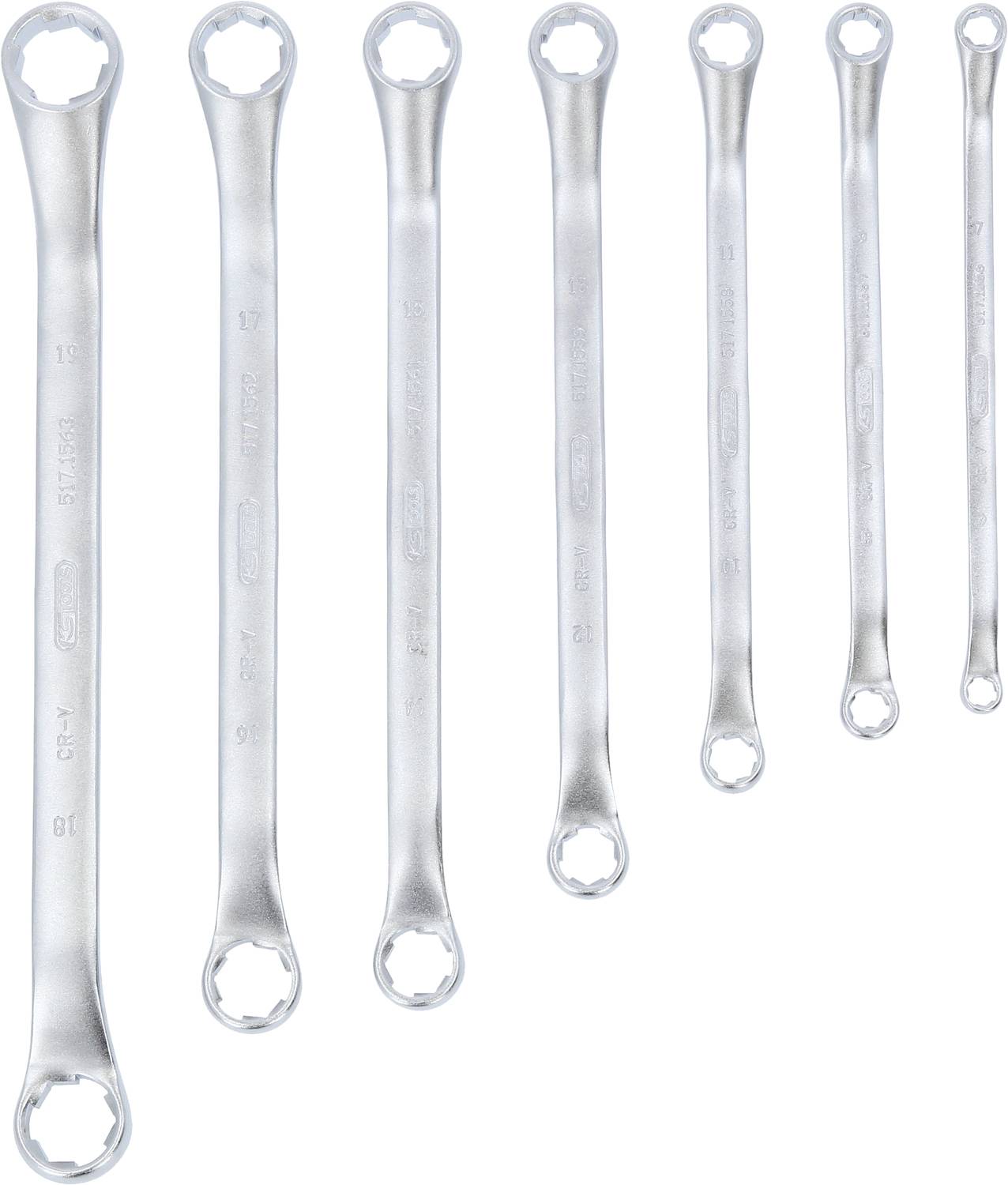 Thumbnail - KS Tools 517.1555 517.1555 Doppel-Ringschlüssel Schlüsselweite (Metrisch) 6 - 19 mm