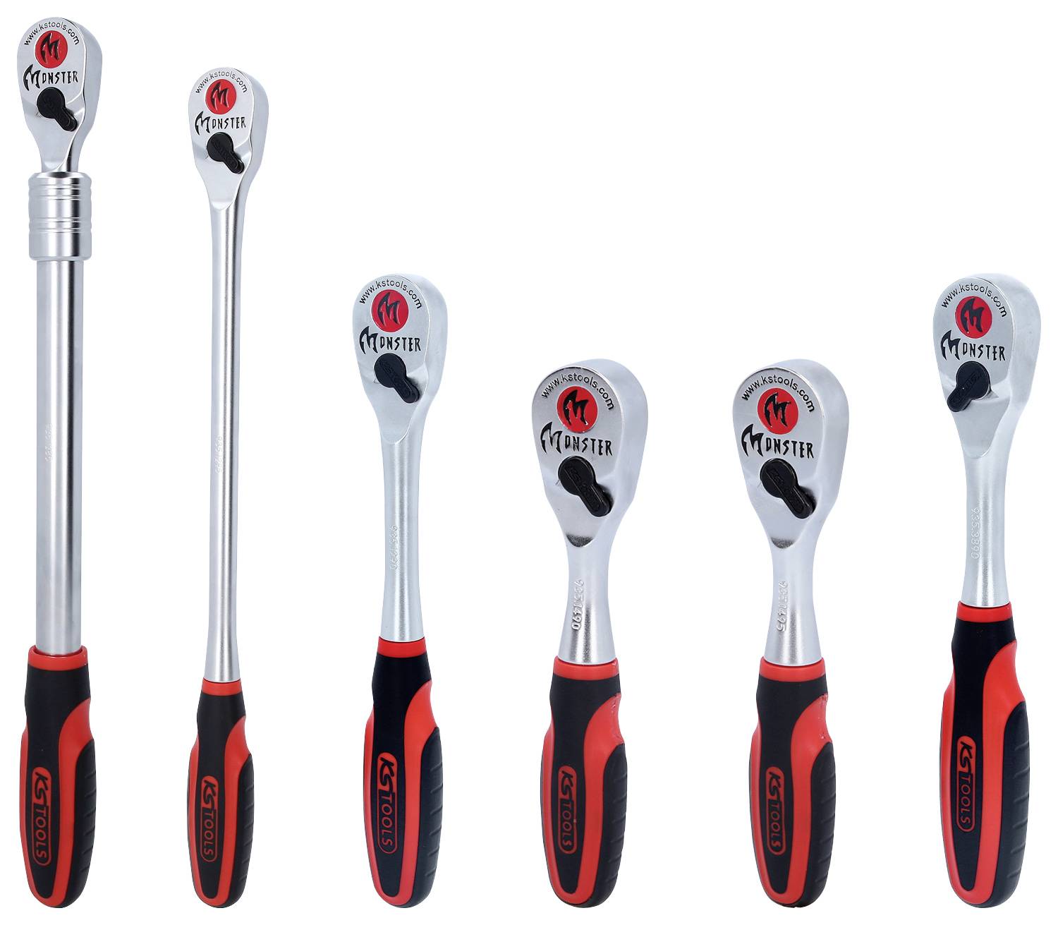 Thumbnail - KS Tools 935.0006 935.0006 Umschaltknarren-Set 1/4, 3/8, 1/2