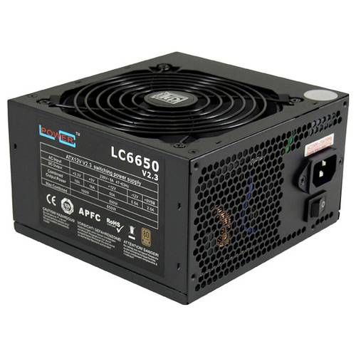 Thumbnail - LC Power Super Silent LC665 PC Netzteil 650 W ATX 80PLUS® Bronze