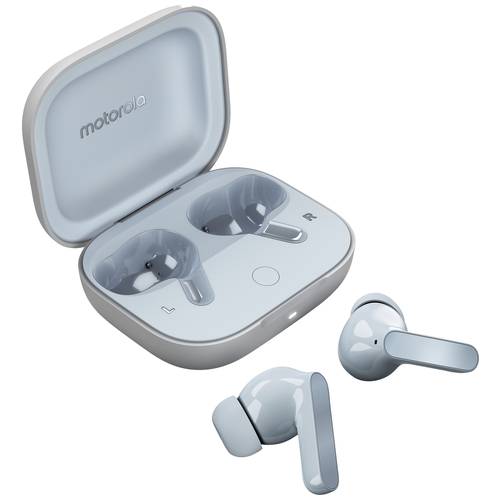 Motorola moto buds In Ear Kopfhörer Bluetooth® Glacier Blue Wasserabweisend
