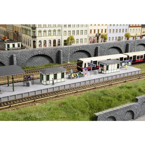 Auhagen 13356 TT S-Bahn Bahnsteigausstattung