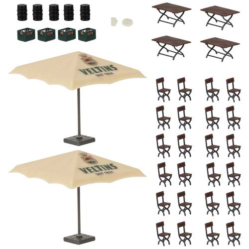 Faller 180437 H0 Biergarten-Set Veltins