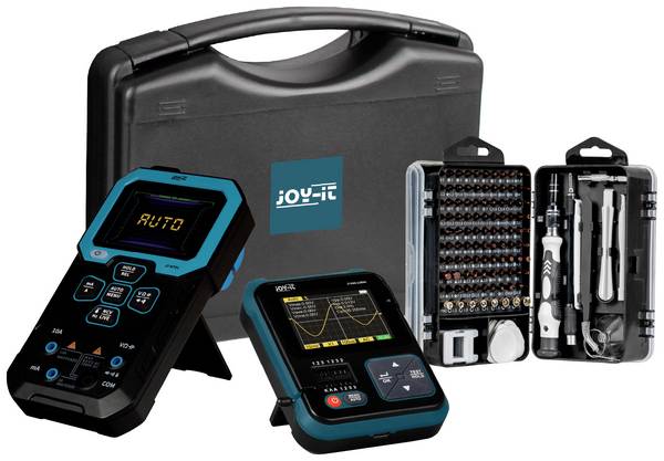 Joy-it Measurement Kit Oszilloskop, Signalgenerator, Multimeter 1 kHz - 100 kHz Dreieck, Puls, Rechteck, Sinus