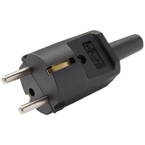 Martin Kaiser 516/sw Schutzkontaktstecker Polyamid 6 250 V Schwarz IP20