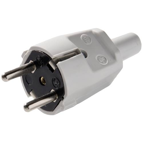 Martin Kaiser 520/kws Schutzkontaktstecker PVC 250 V Kalkweiß IP20