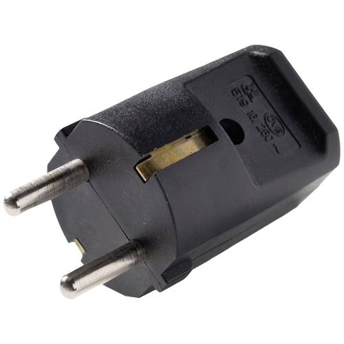Thumbnail - Martin Kaiser 519oT/sw Schutzkontaktstecker Polyamid 6 250 V Schwarz IP20