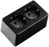 Martin Kaiser 715/sw Aufputz-Steckdose 1er Set IP20 Schwarz