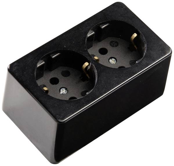 Martin Kaiser 715/sw  Aufputz-Steckdose 1er Set  IP20 Schwarz